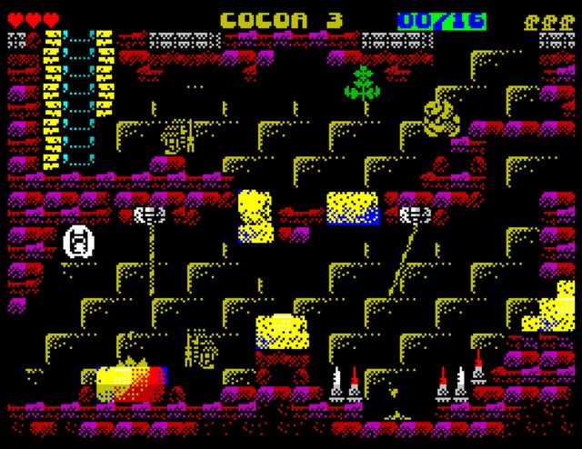 Cocoa 3: one colour phase of the blinking
