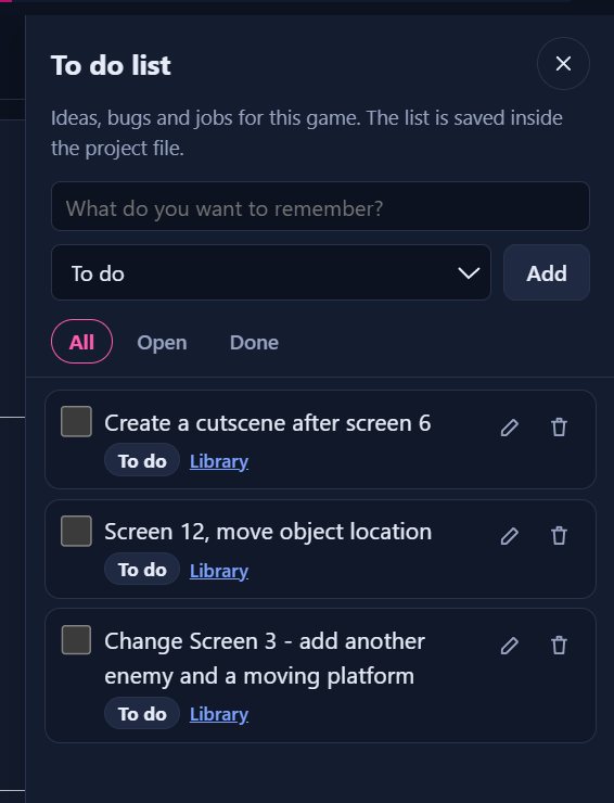 The To do list